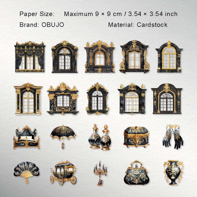 20 Pcs Manor Door Window Cardstock MHZY