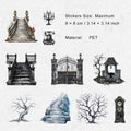 20 Pcs Vintage Gothic Stickers GJTY