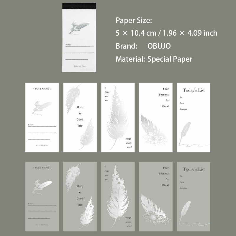 20 Pcs Aesthetic Notepad Paper XYJY