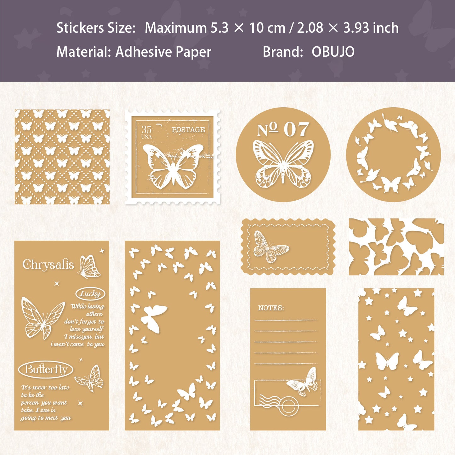 20 Pcs Creative Journal Stickers SXHY