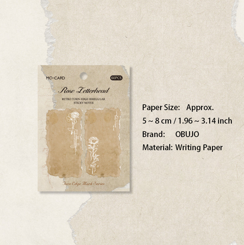 20 Pcs Floral Sticky Note Paper SBYJ