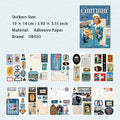 10 Sheets 80s Vintage Stickers GSXJ