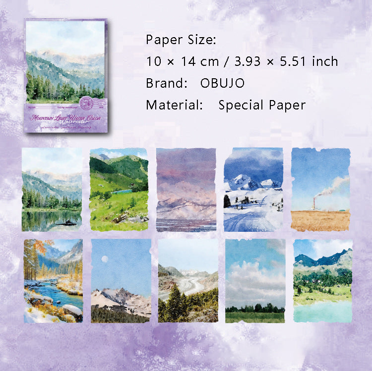 30 Pcs Landscape Journal Paper LGJFJ