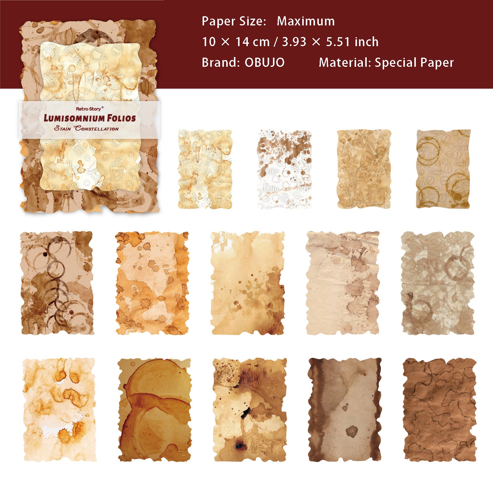 24 Sheets Basic Floral Paper and Embossed Paper ZMFG
