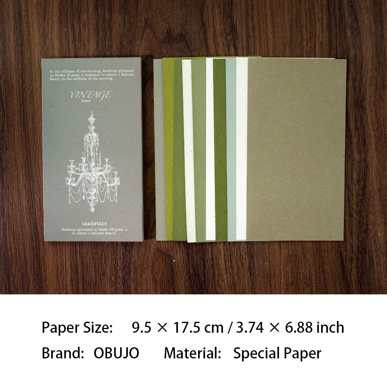 30 Sheets Basic Vintage Journal Paper HWMJ
