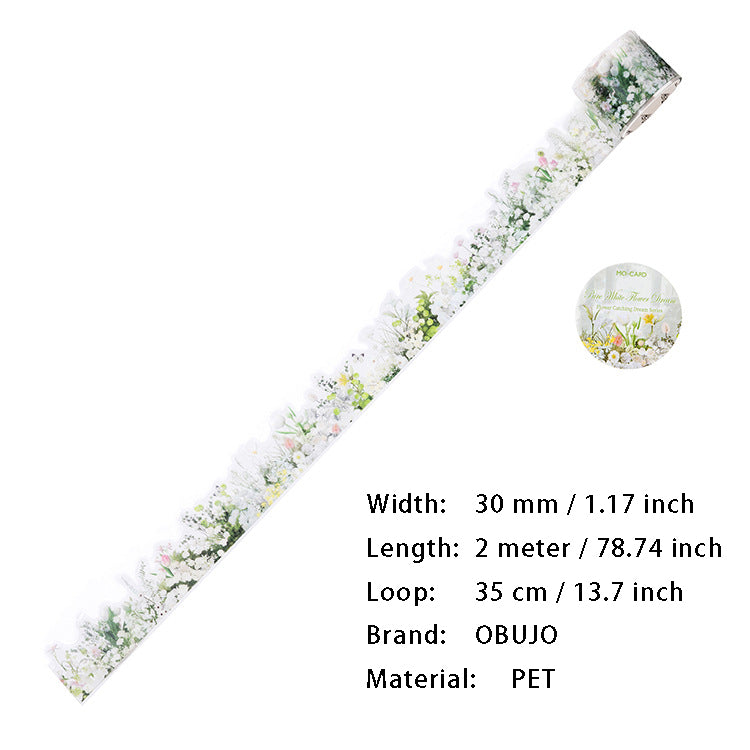 1 Roll Flower PET Tape HJPM