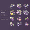 12 Pcs Fruit PET Stickers SGHX