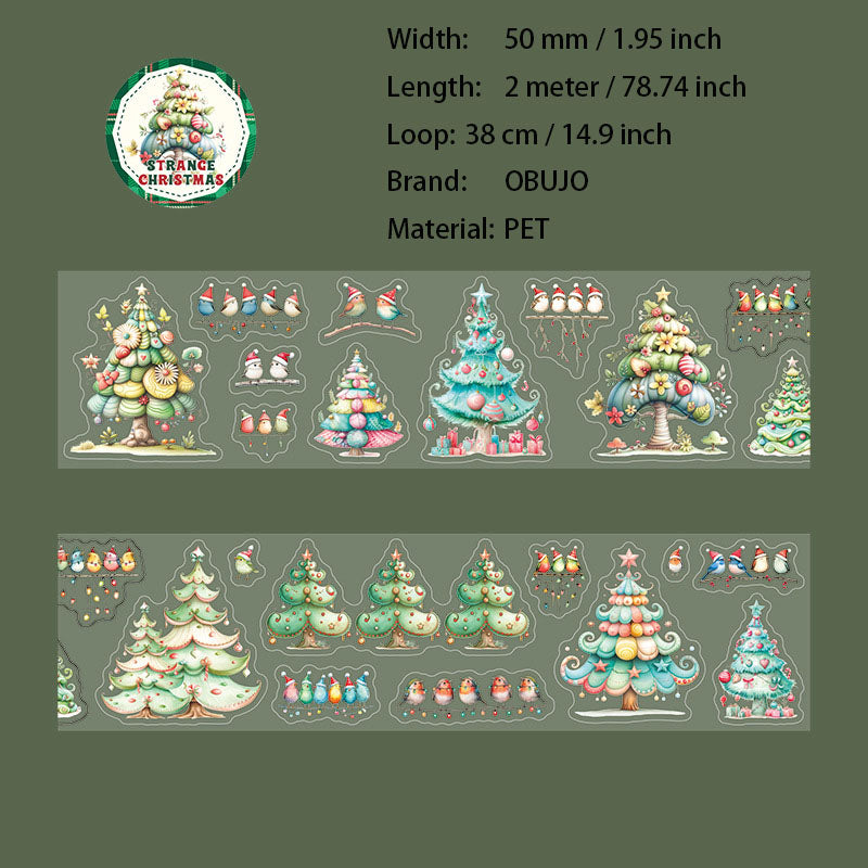 1 Roll Christmas Theme Washi Tape QYSDY