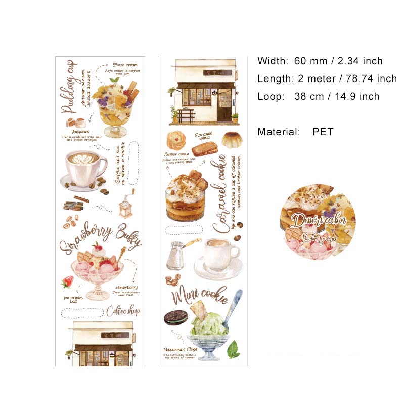 1 Roll Life Diary PET Tape SHRJ