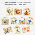 10 Pcs Envelope Themed Stickers YFLX