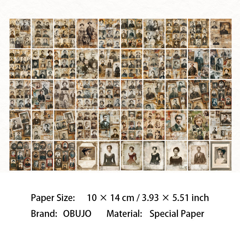 50 Sheets Vintage Junk Journal Paper FDZS