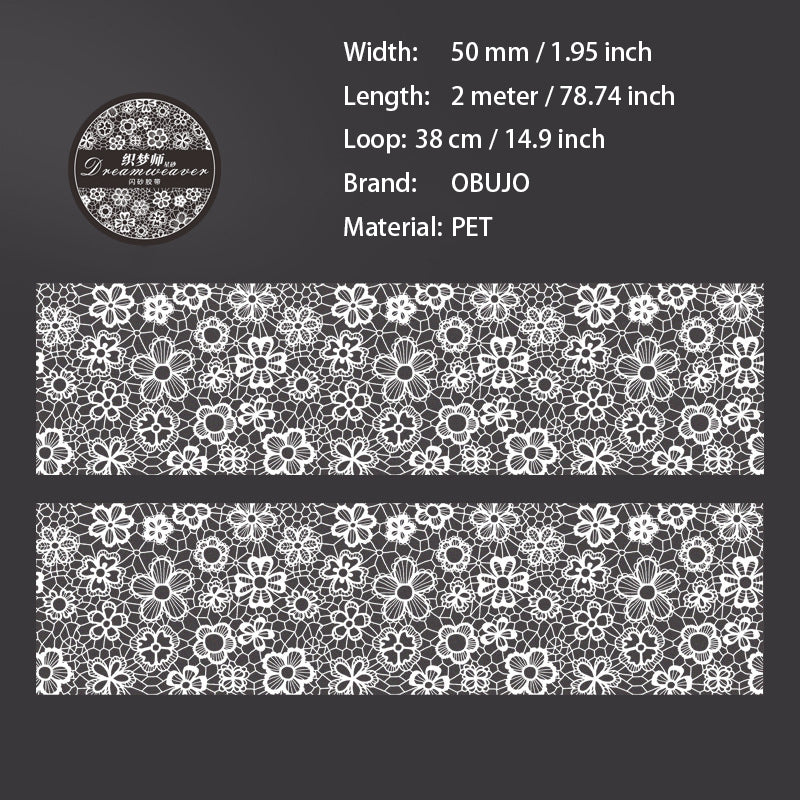 1 Roll Weaving Themed PET Tape XSXL