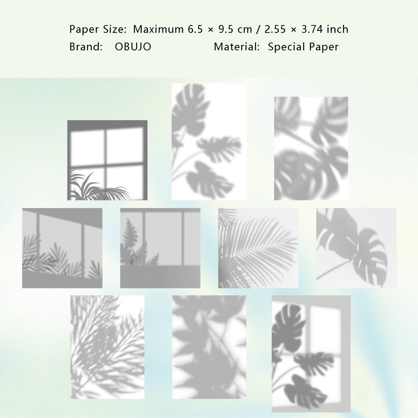 20 Pcs Shadow Theme Notpad GYQP