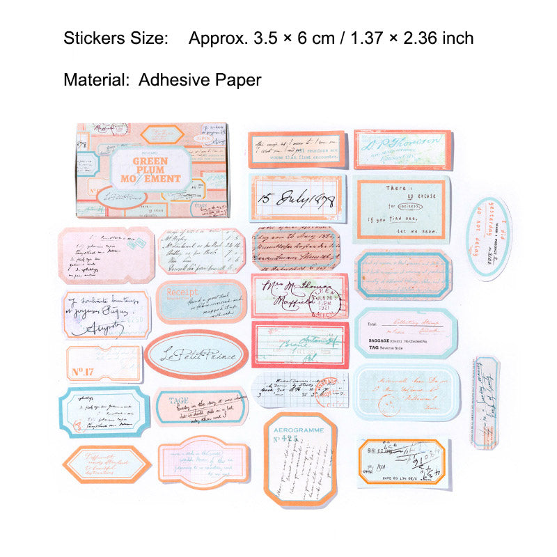 25 Pcs Planner Label Stickers HMBJ