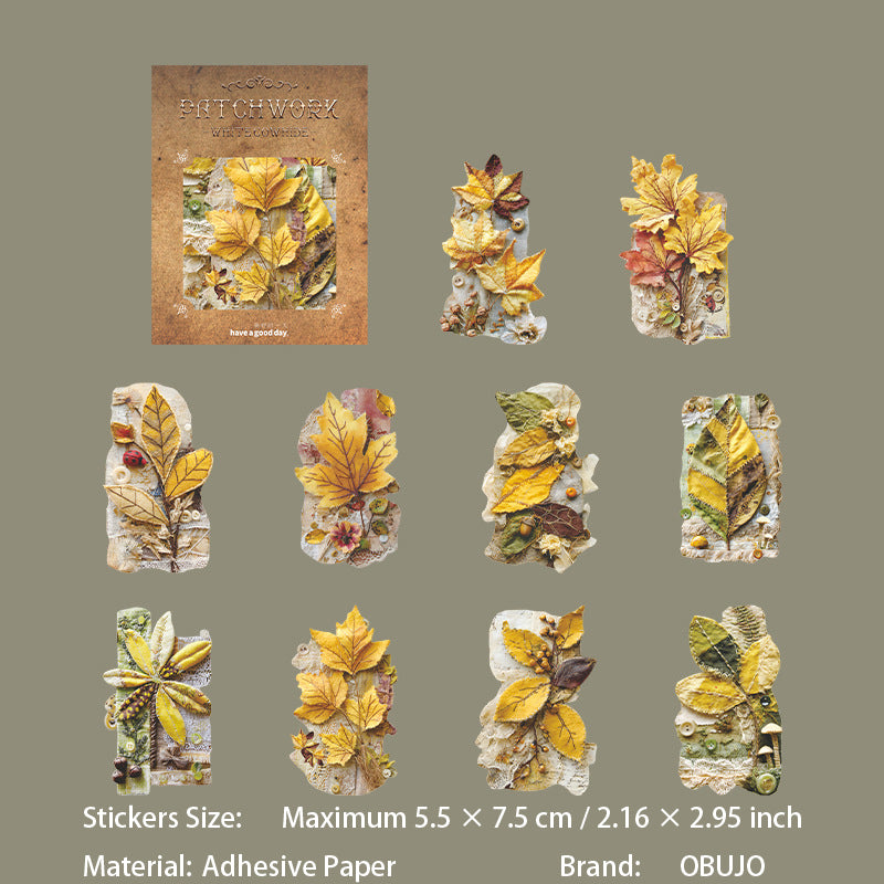 20 Pcs Vintage Junk Journal Stickers PBYS