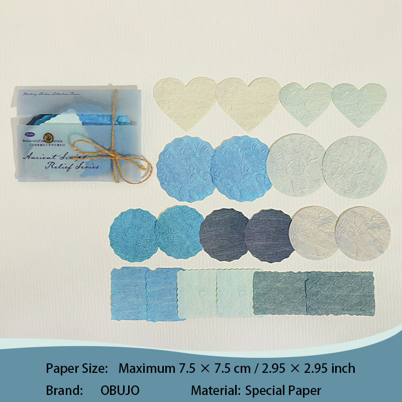20 Pcs Emobossed Journal Paper FYSCS
