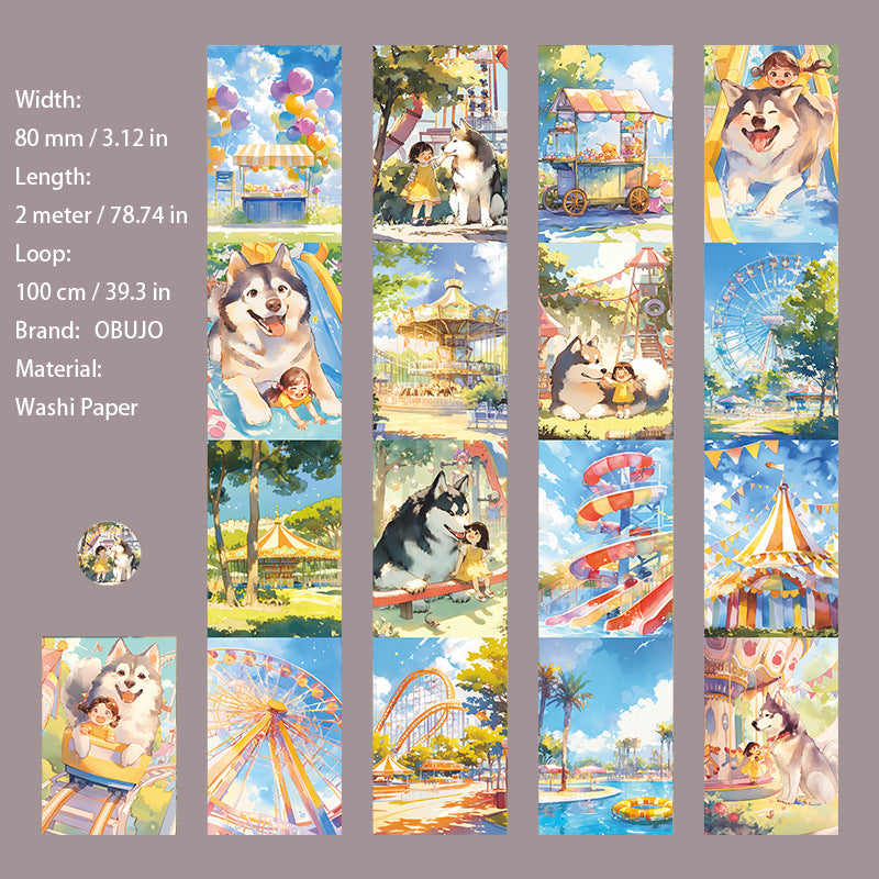 1 Roll Fantasy Cartoon Washi Tape ACZYSH