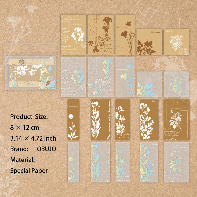 20 Pcs Vintage Junk Journal Paper FGJP