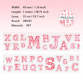 1 Roll Colorful Letter PET Stickers Tape ZMLY