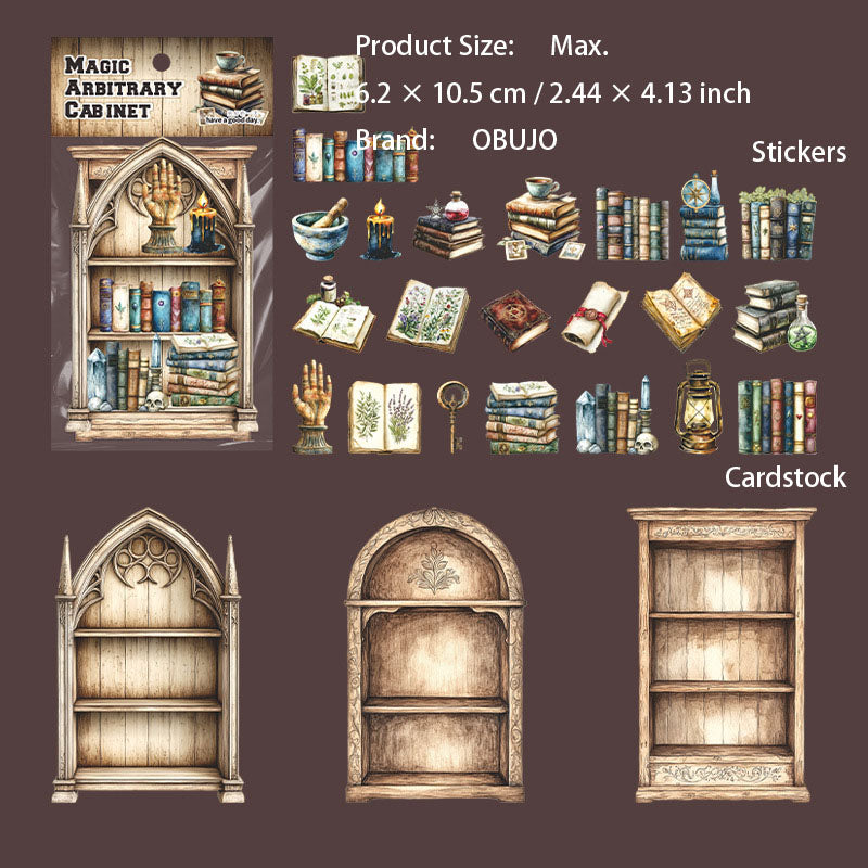 25 Pcs Magic Shelf DIY Stickers RYMFG