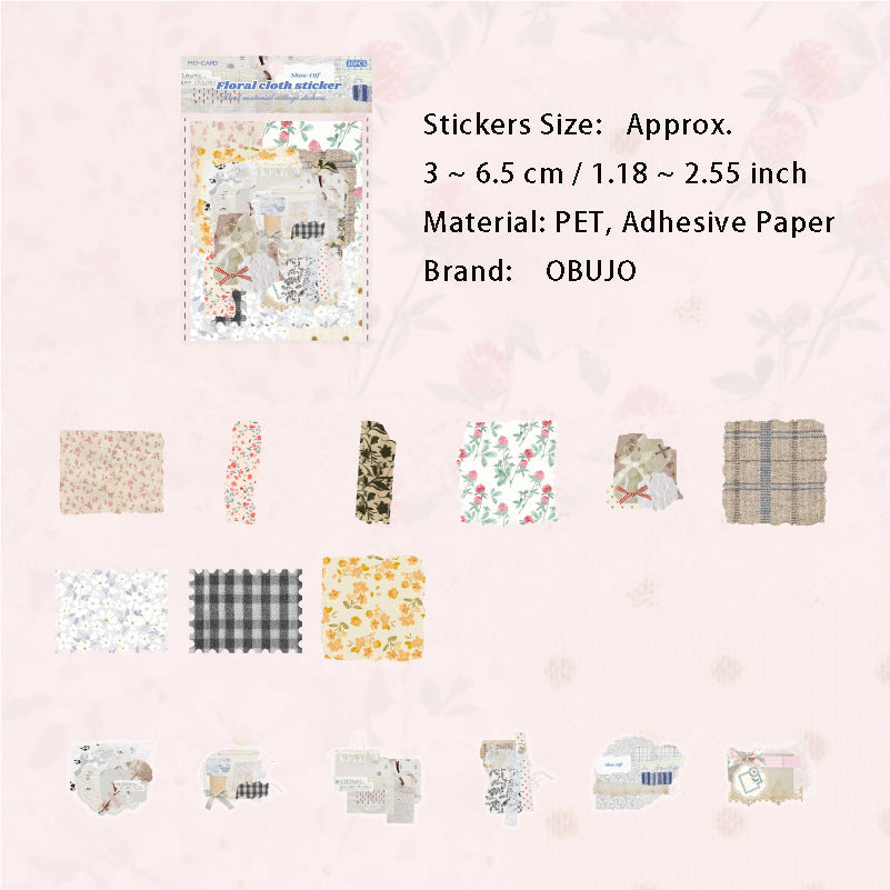 30 Pcs Vintage Journal Stickers PTDY
