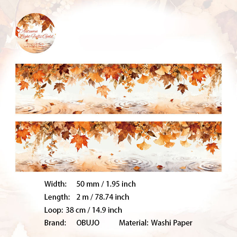 1 Roll Seasonal Flower Vine Washi Tape FHLY