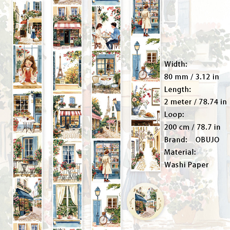 1 Roll City Landscape Washi Tape ZYSJ