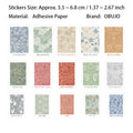 30 Pcs Botanical Art Themed Stickers ZWHX
