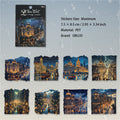 8 Pcs Rainy Season Landscape PET Stickers MLYJ