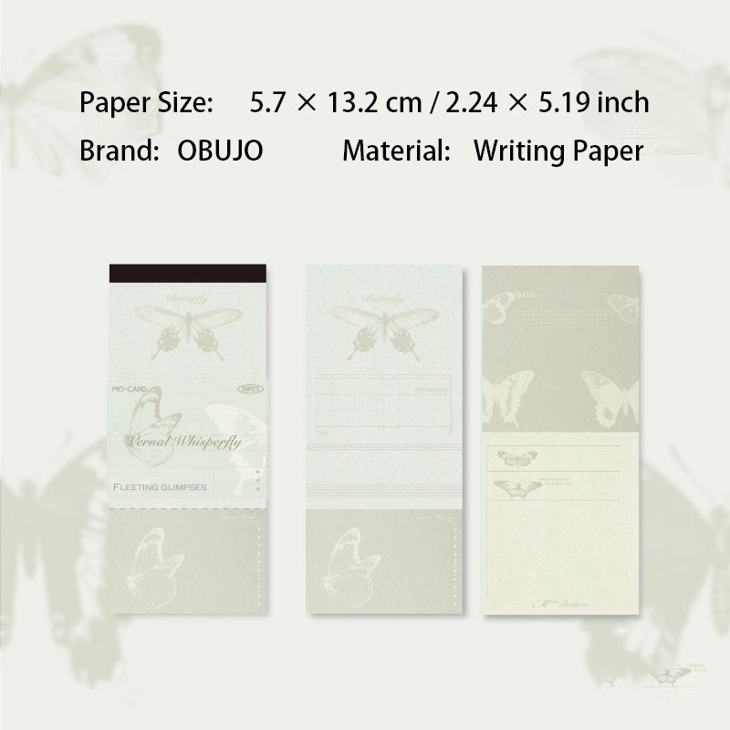 30 Sheets Aesthetic Journal Notepad Paper FGLY