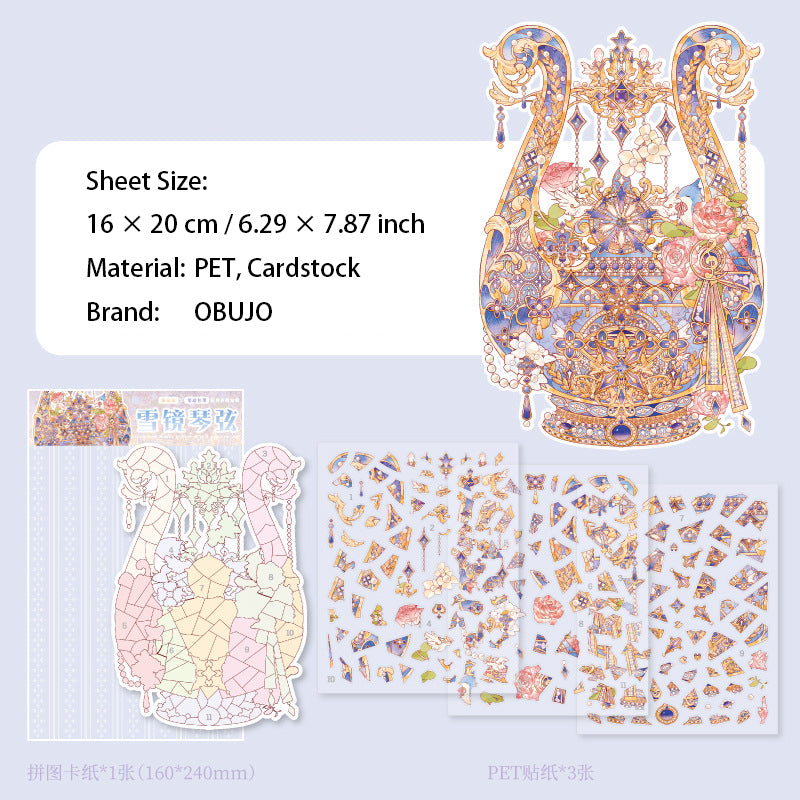 European Royal Themed DIY Stickers Kit DZWS