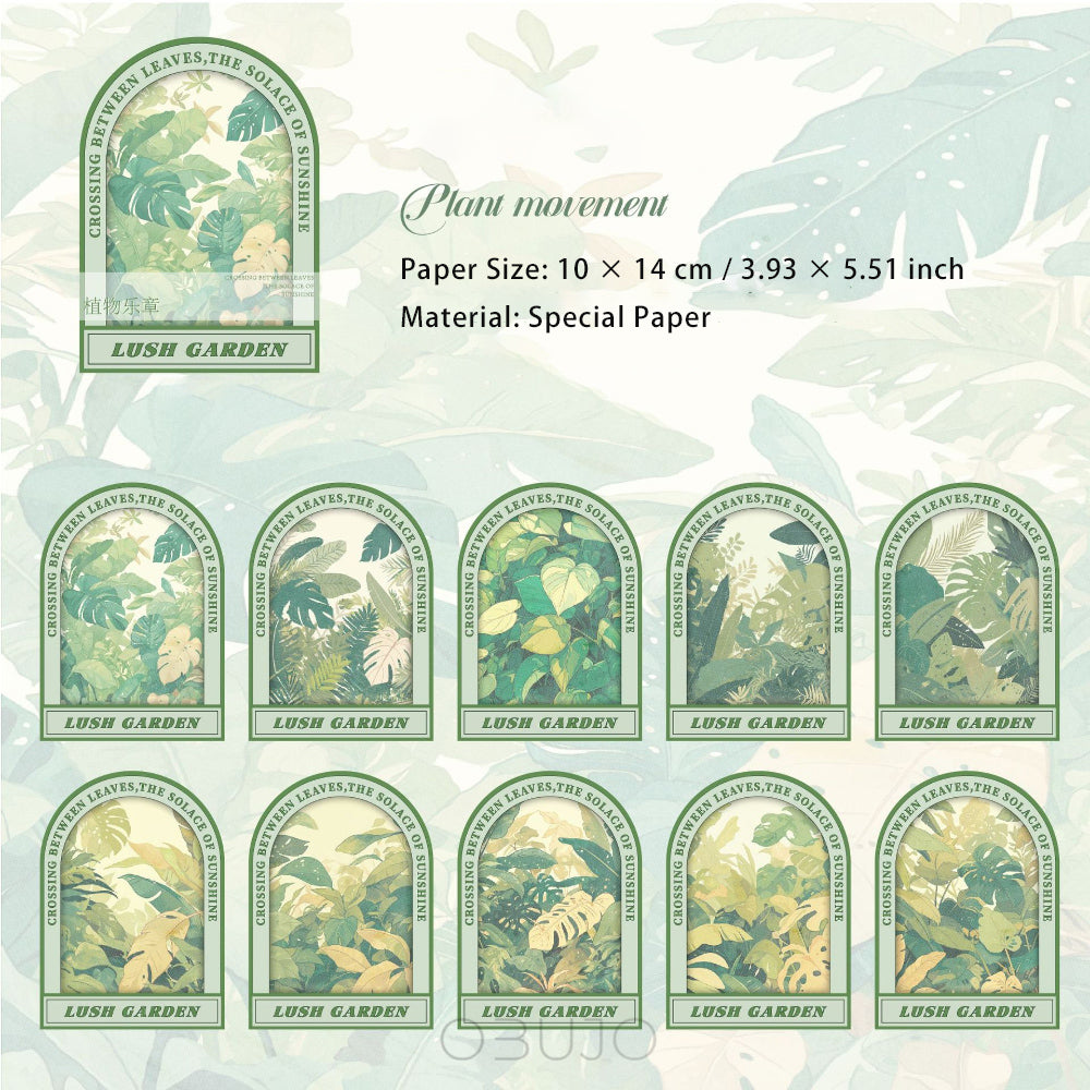 40 Sheets Door and Flower Scrapbook Paper ZRHJ