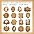 16 Pcs Vintage Object Stickers JSQM