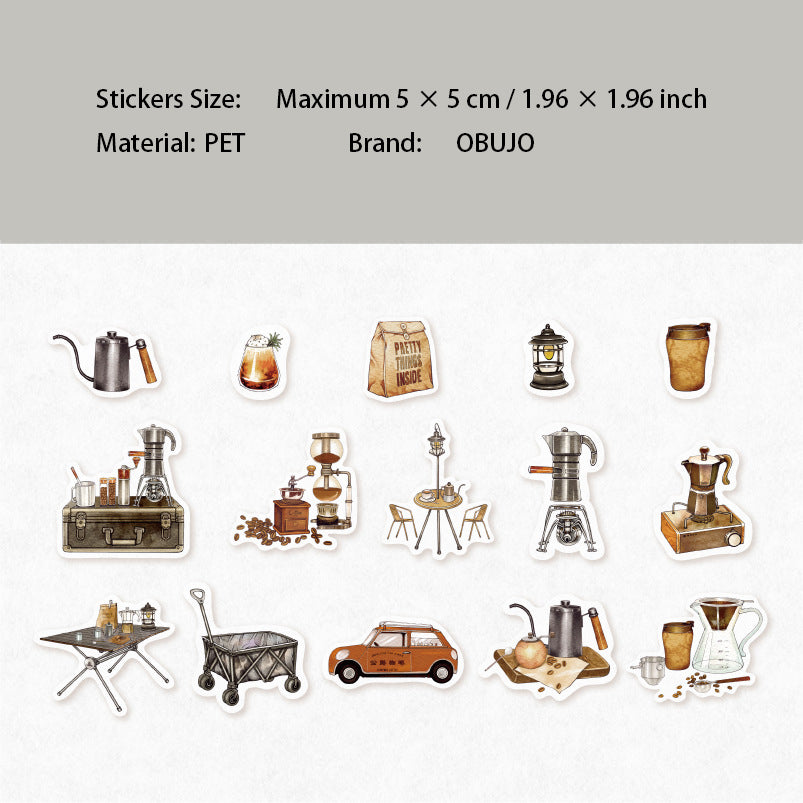 30 Pcs Lifestyle Gadgets PET Stickers LTZXY