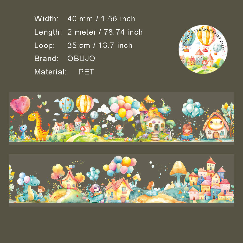 1 Roll Fairy World PET Tape QYTHSJ