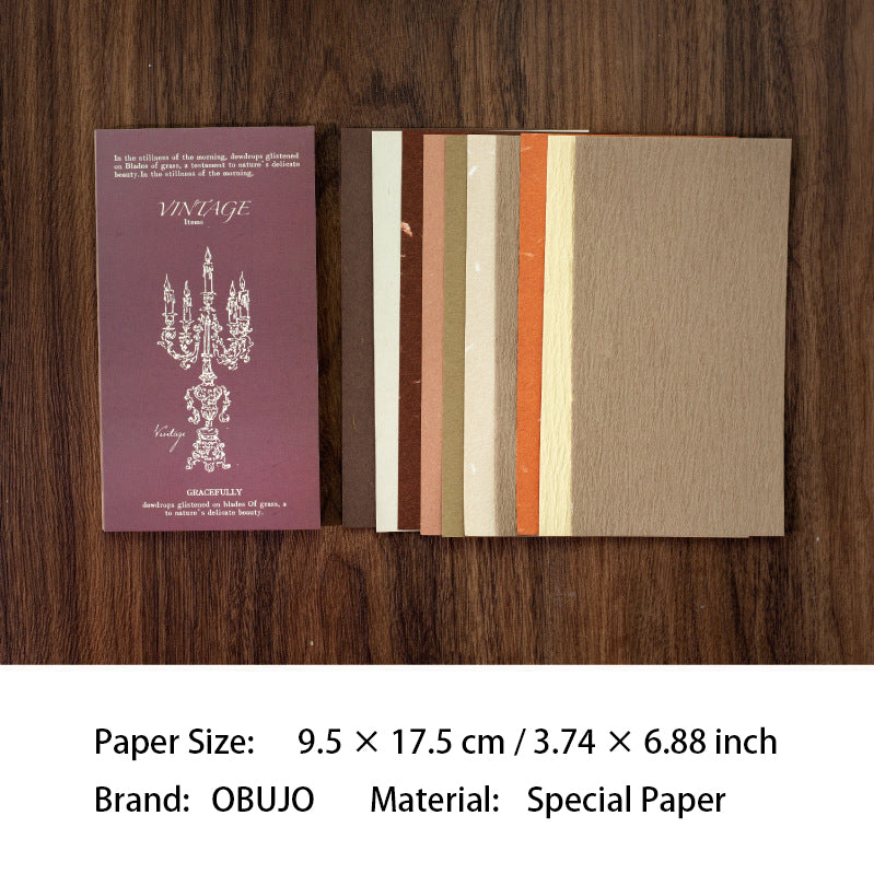 30 Sheets Basic Vintage Journal Paper HWMJ