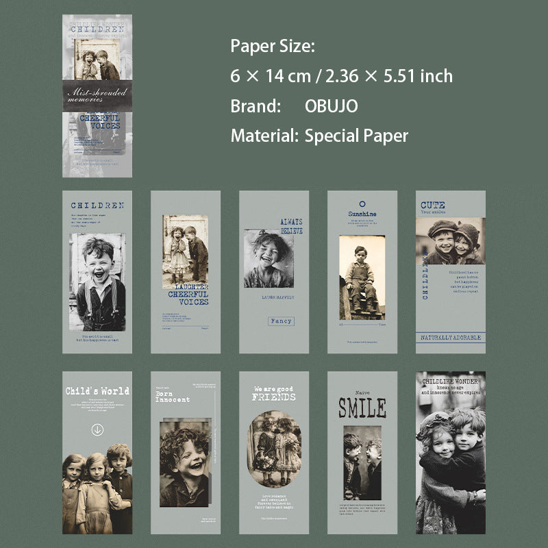 20 Pcs Vintage Junk Jouanrl Paper WYWS