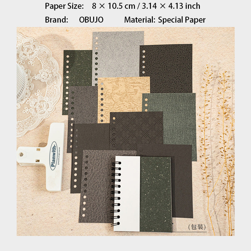 30 Sheets Vintage Color Notebook CZZJMM