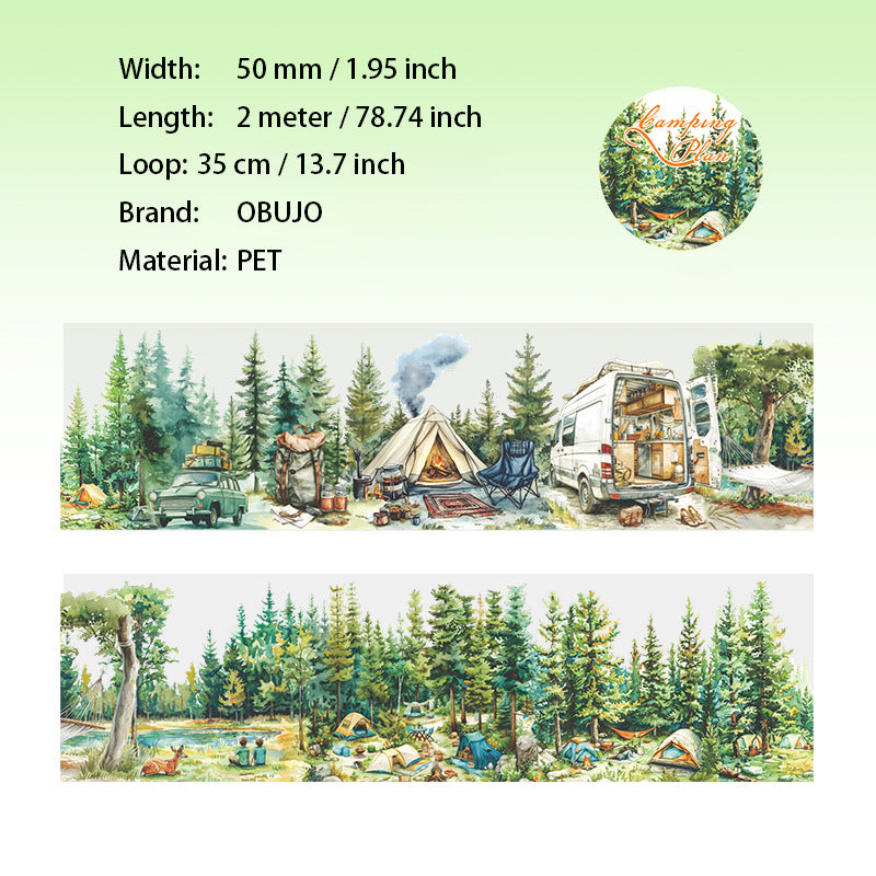 1 Roll Camping PET Tape LYJH