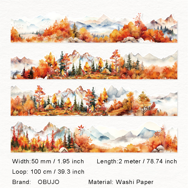 1 Roll Mountain Forest Washi Tape SCQK