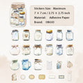 25 Pcs Bottle Themed Stickers PZGS