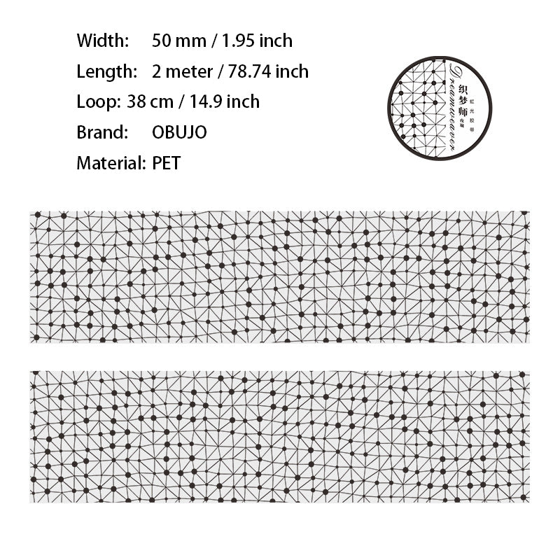 1 Roll Holographic Lace Start Web PET Tape YLXL