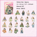 20 Pcs Cozy Girl Life PET Stickers SSSH