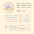 1 Roll Creative Journal Stickers Tape SPRC
