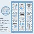 1 Roll Vintage Postage Stamp Stickers Tape YJTJ