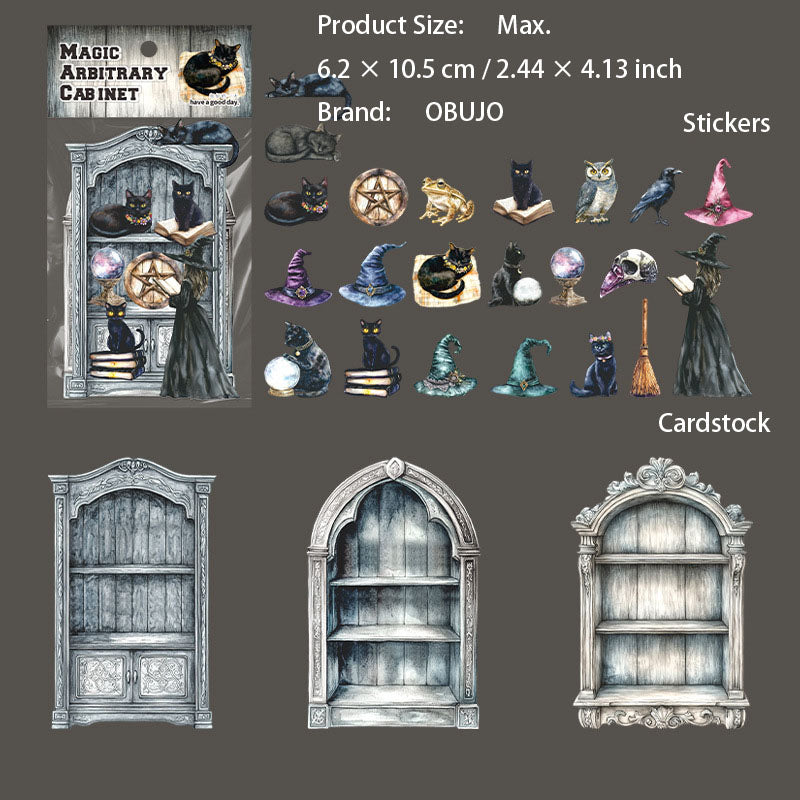 25 Pcs Magic Shelf DIY Stickers RYMFG