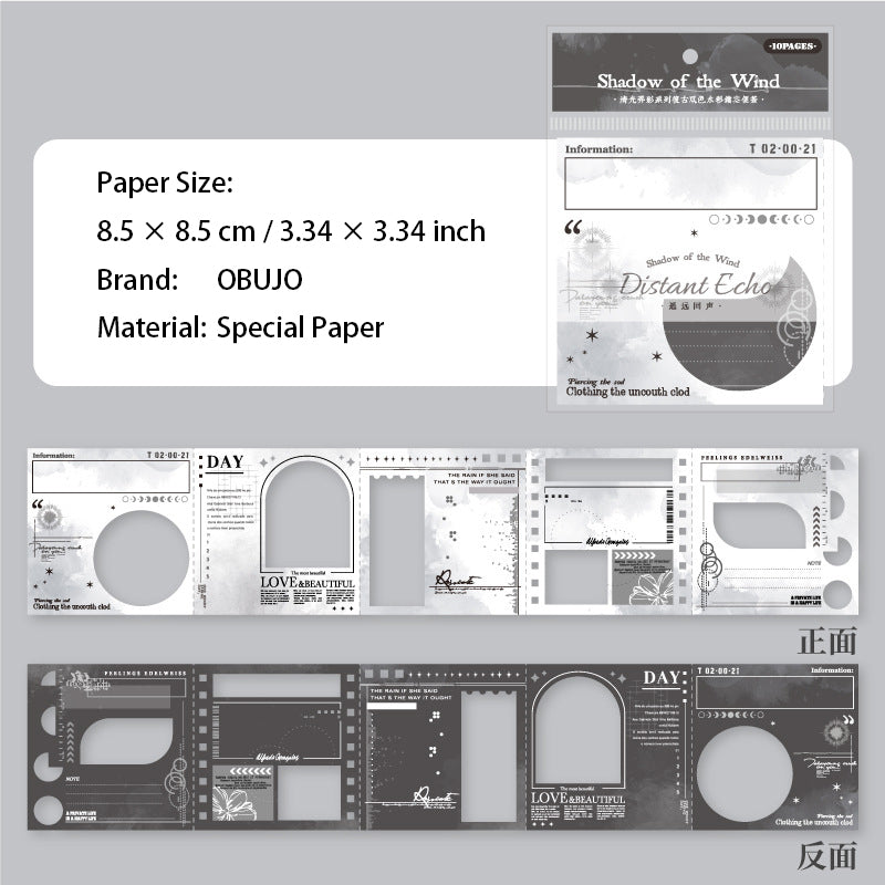 10 Pcs Hollow Cutout Journal Paper SCLK