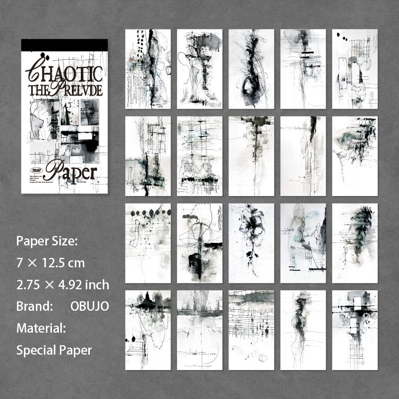 40 Sheets Vintage Junk Journal Paper HLXZ