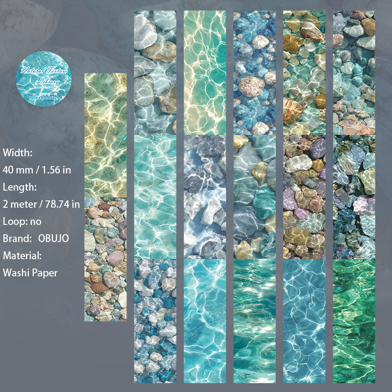 1 Roll Natural Themed Washi Tape ZRJLK