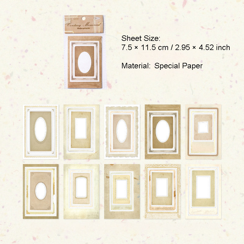 10 Pcs Border Frame Stickers XDXH